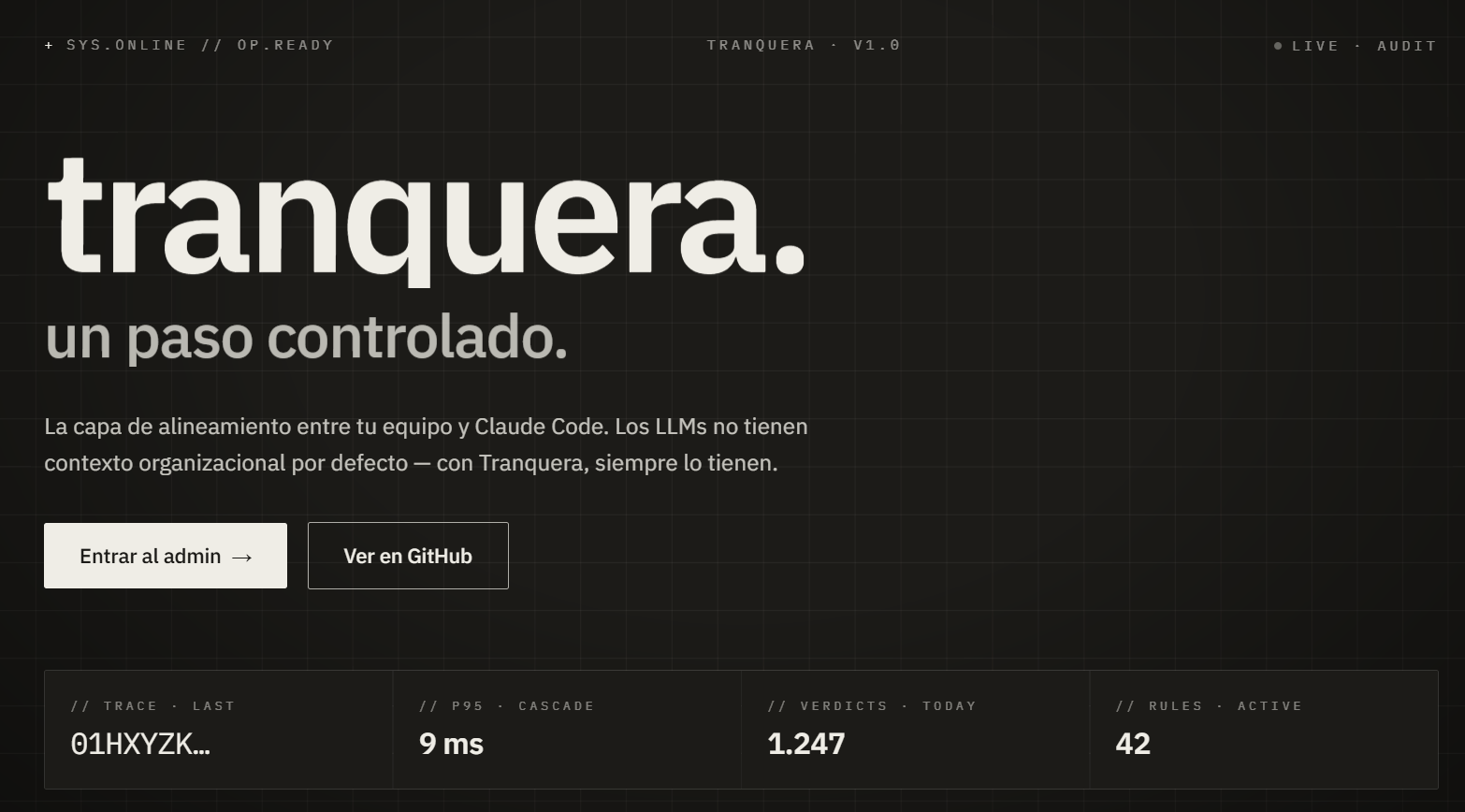 Tranquera